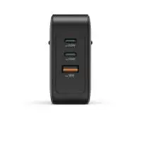 HAMA Бързо зарядно GaN, 2x USB-C, 1x USB-A, PD, 100 W, черно
