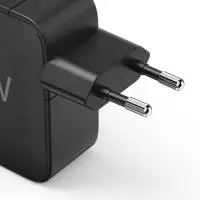 HAMA Бързо зарядно GaN, 2x USB-C, 1x USB-A, PD, 100 W, черно