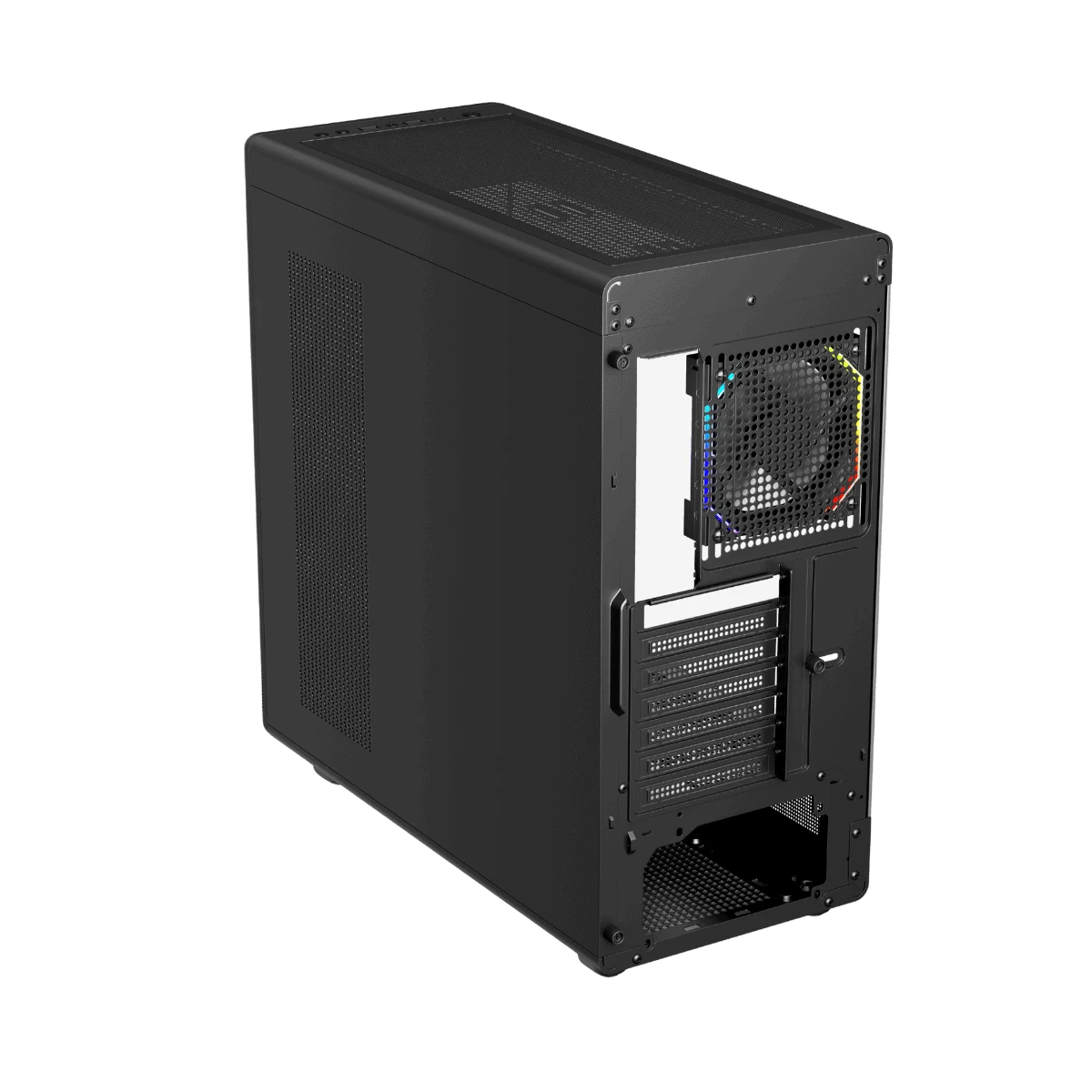 1stPlayer кутия Case ATX - PB8 Black - 3 x 120 mm A-RGB fans included, USB-C