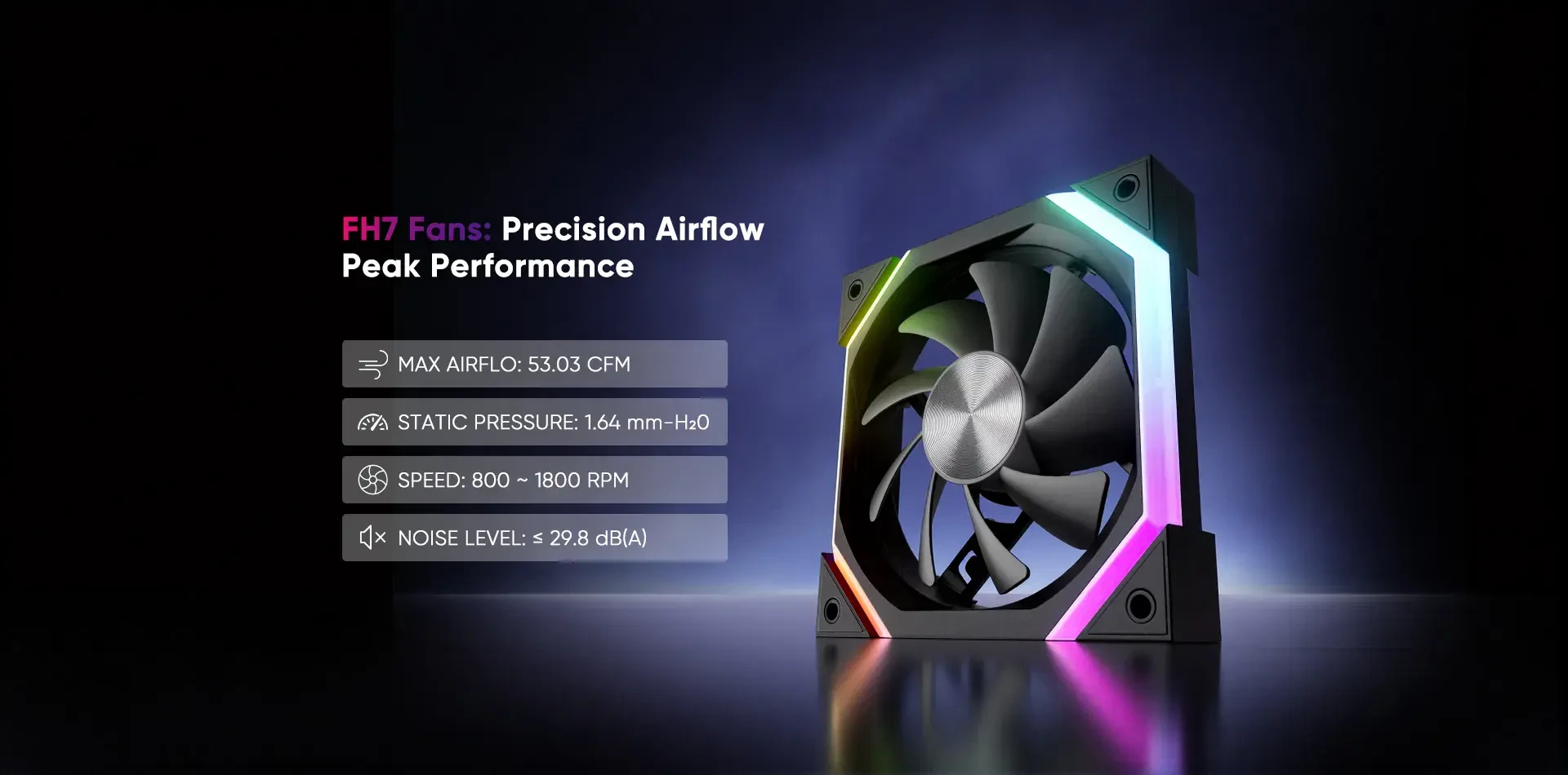 1stPlayer кутия Case ATX - PB8 Black - 3 x 120 mm A-RGB fans included, USB-C