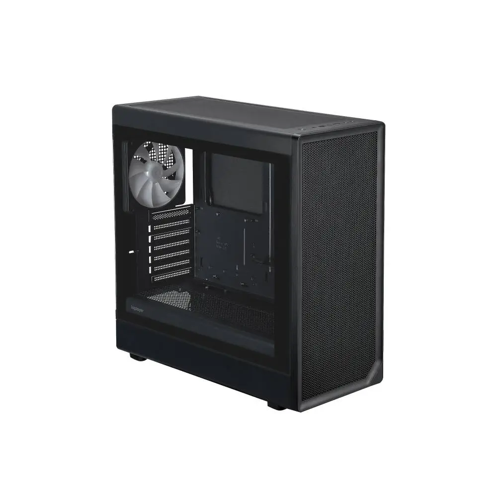 1stPlayer кутия Case ATX - AU8 Black - 4 x 140 mm A-RGB fans included, USB-C