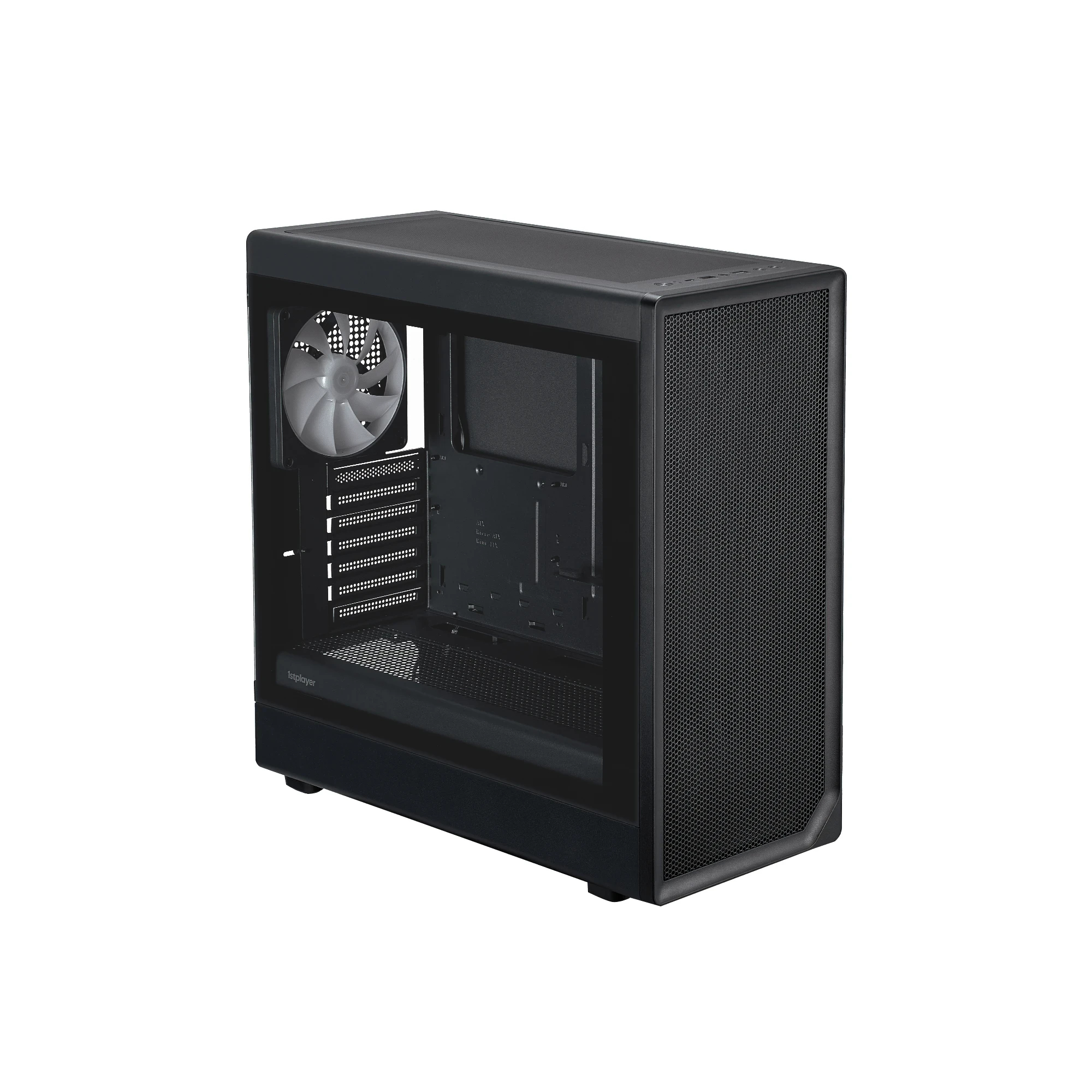 1stPlayer кутия Case ATX - AU8 Black - 4 x 140 mm A-RGB fans included, USB-C