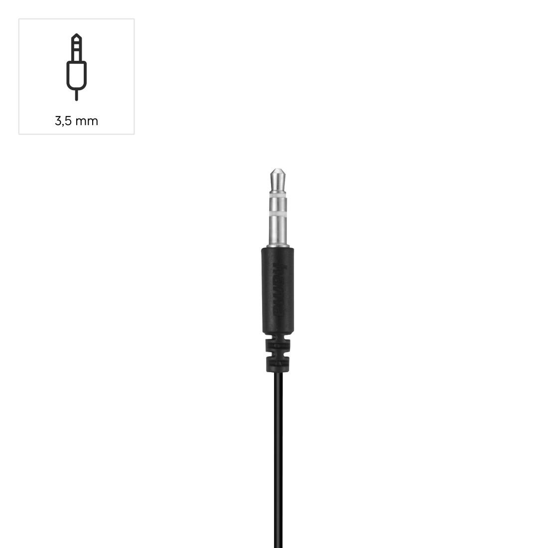 HAMA Слушалки "Gloss II", 3.5 мм жак, In-Ear, черно