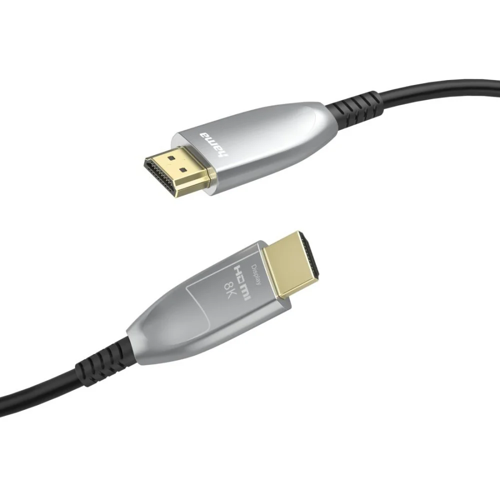 HAMA Оптичен HDMI кабел, ултра високоскоростен, AOC, сертифициран, 8K, алуминий, 10 м