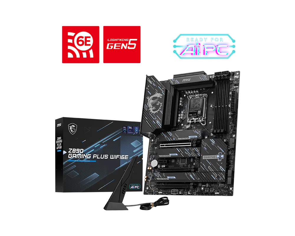 Mainboard MSI Z890 GAMING PLUS WIFI6E LGA1851 - 911-7E34-020