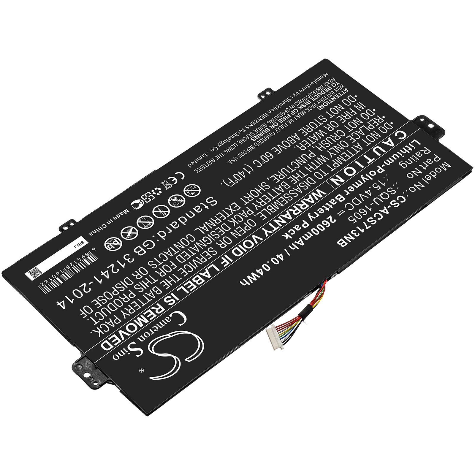 Μπαταρία για φορητό υπολογιστή ACER Spin 7 SF713-51 SP714-51, SQU-1605 LiPo 15.4V 2600mAh CAMERON SINO