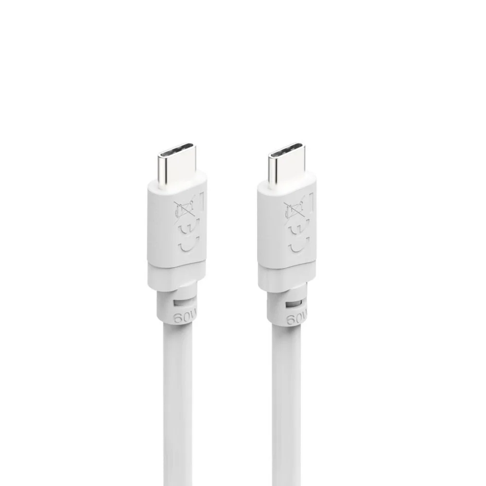 Cabl HAMA USB-C - USB-C, 60W, 2 m, alb