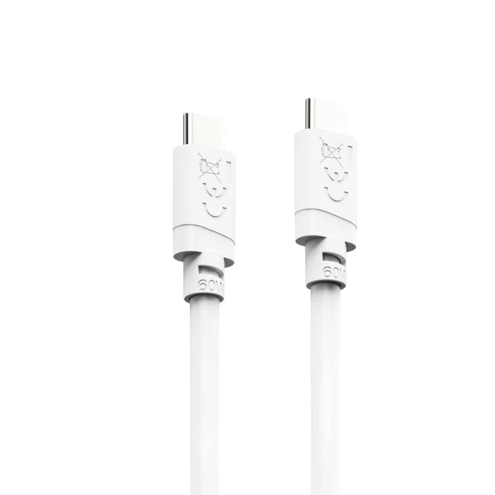 Cabl HAMA USB-C - USB-C, 60W, 2 m, alb