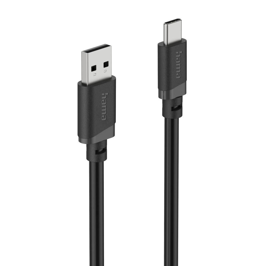 Cabl HAMA USB-A - USB-C, 2 m, negru