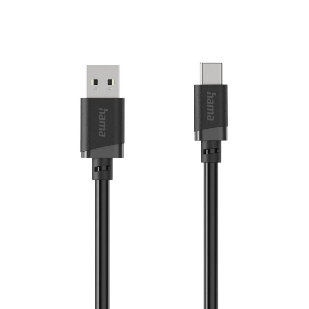 Cabl HAMA USB-A - USB-C, 2 m, negru