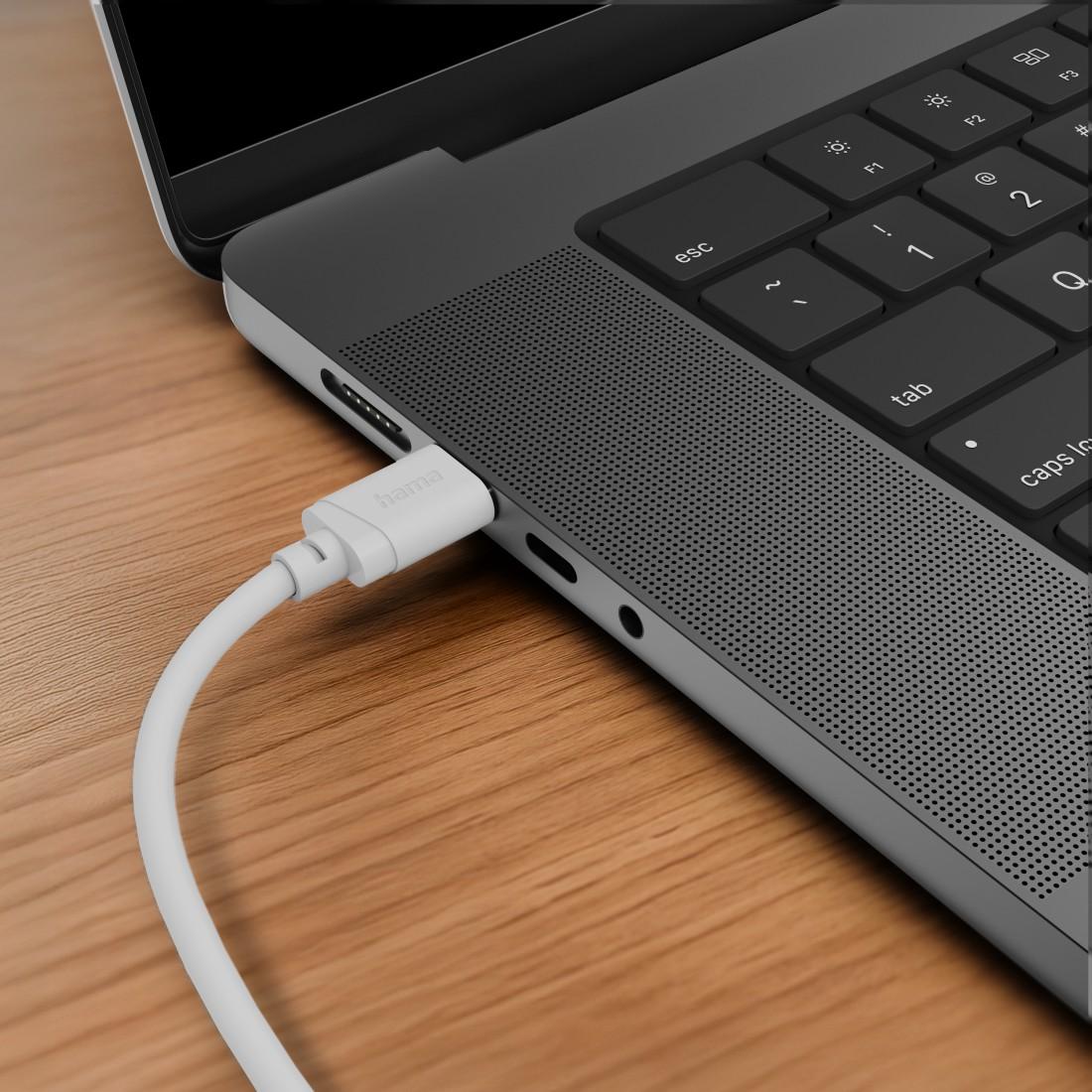Cabl HAMA USB-A - USB-C, 2 m, alb