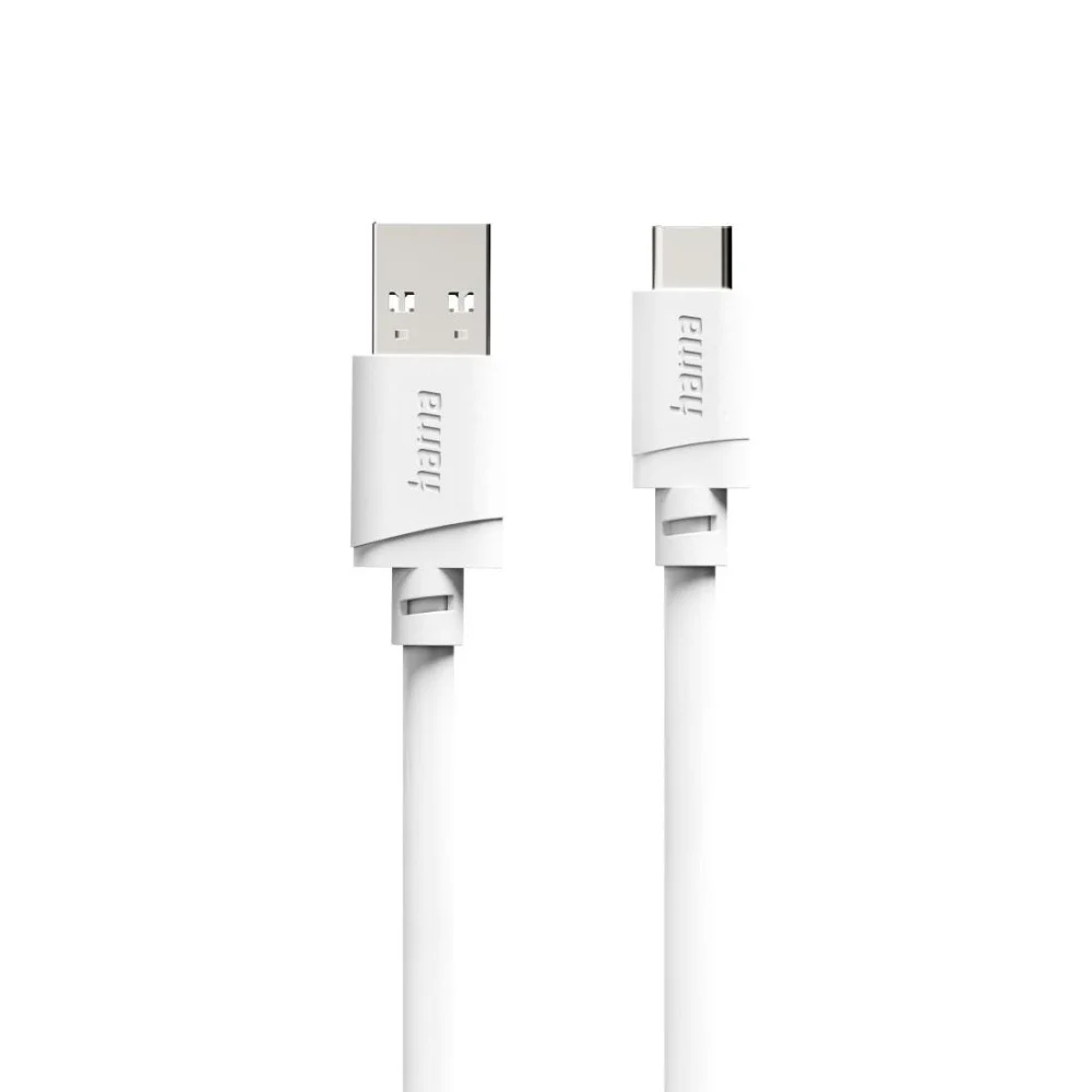 Cabl HAMA USB-A - USB-C, 2 m, alb