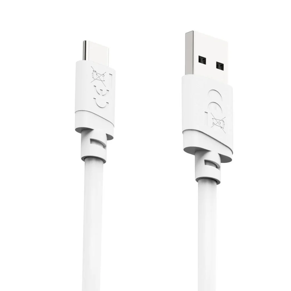 Cabl HAMA USB-A - USB-C, 2 m, alb