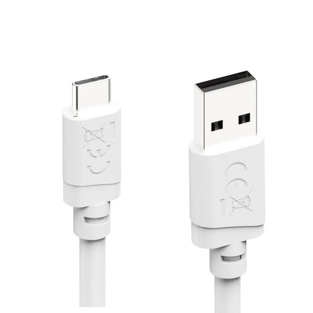Cabl HAMA USB-A - USB-C, 2 m, alb