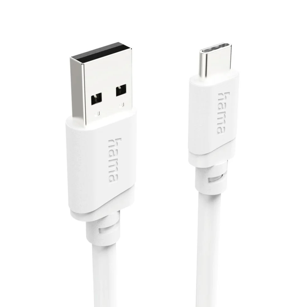 Cabl HAMA USB-A - USB-C, 2 m, alb