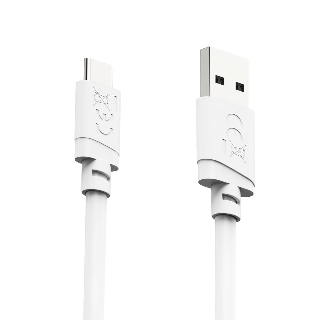 Cabl HAMA USB-A - USB-C, 2 m, alb