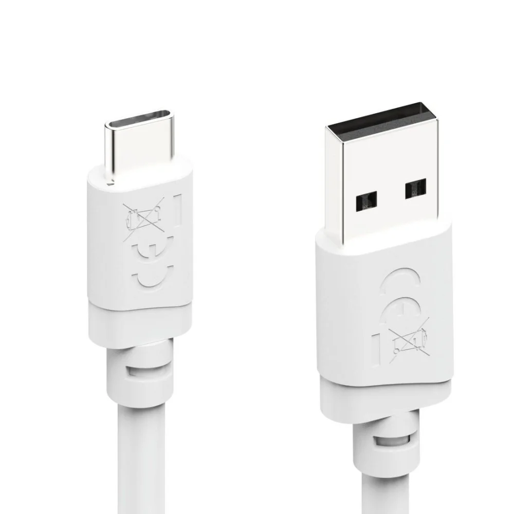Cabl HAMA USB-A - USB-C, 2 m, alb