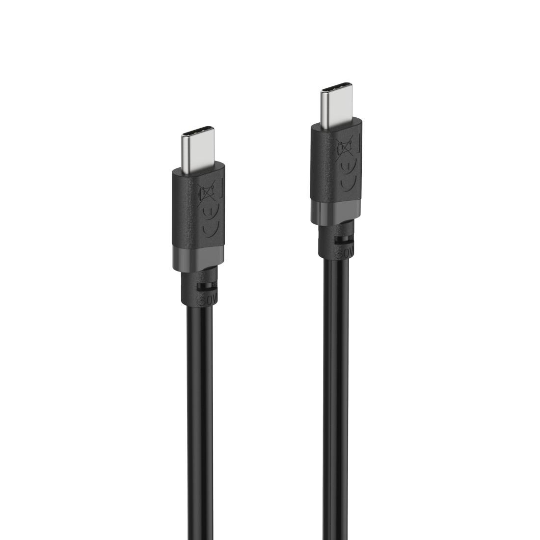 Cabl HAMA USB-C - USB-C, 60W, 0.5 m, negru