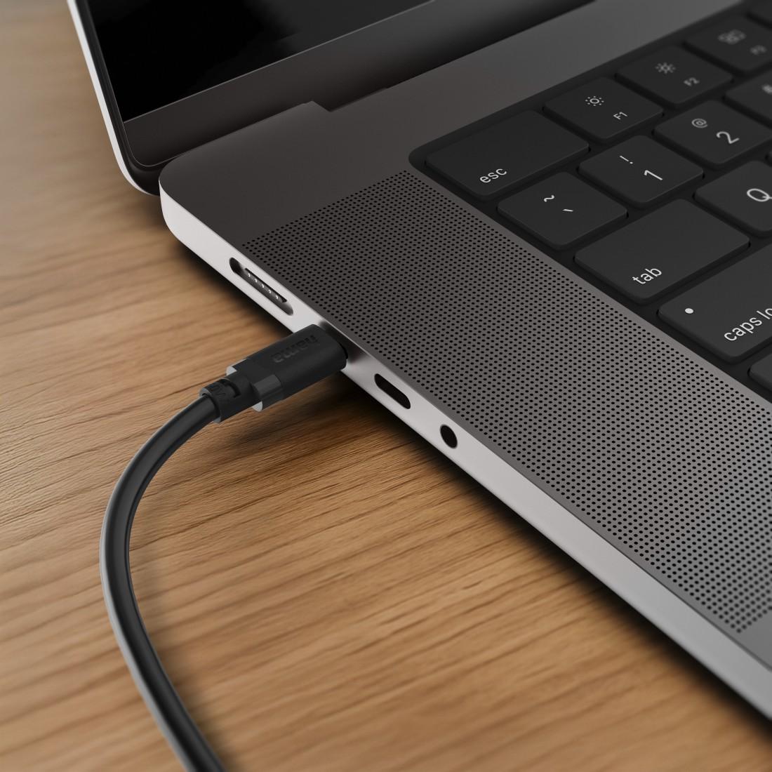 Cabl HAMA USB-C - USB-C, 60W, 0.5 m, negru