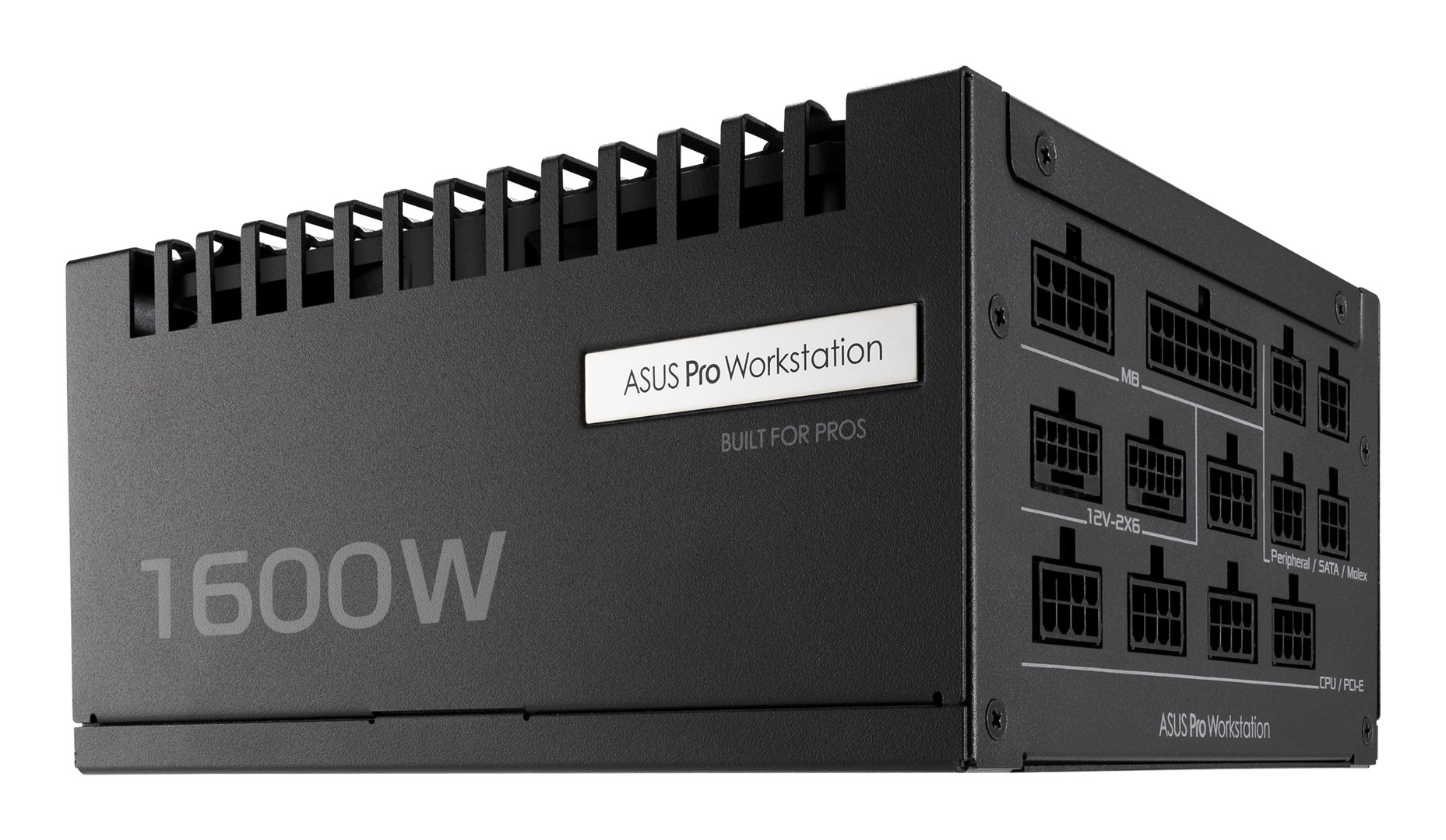 ASUS Pro WS 1600W Platinum power supply unit 20+4 pin ATX ATX Black