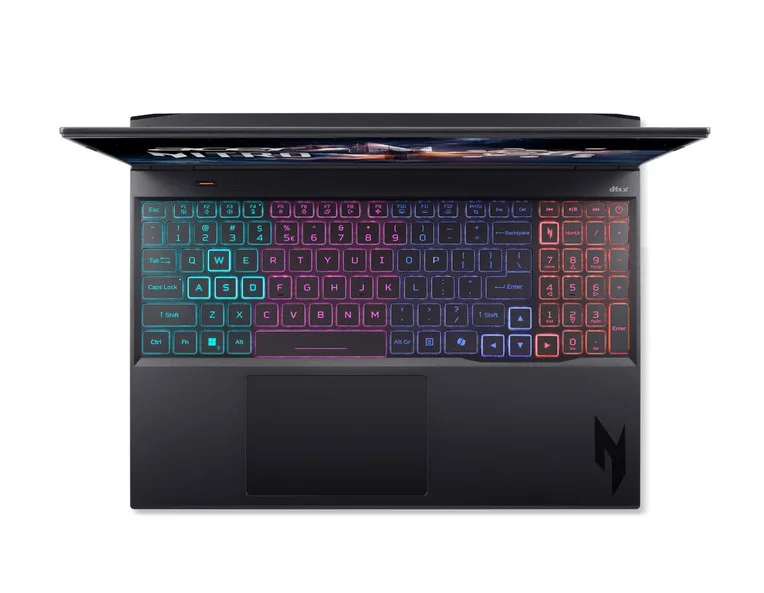 Лаптоп Acer Nitro 16S AI, AN16S-61-R28Q , AMD Ryzen AI 9 365 (up to 5.0Ghz, 24MB), 16" WQXGA (2560x1600) IPS 180Hz, 1*16GB DDR5 (1 slot free), 1024GB PCIe NVMe SSD, GeForce RTX 5070 8GB GDDR7, WiFi 6E, BT 5.3, No Os, Black