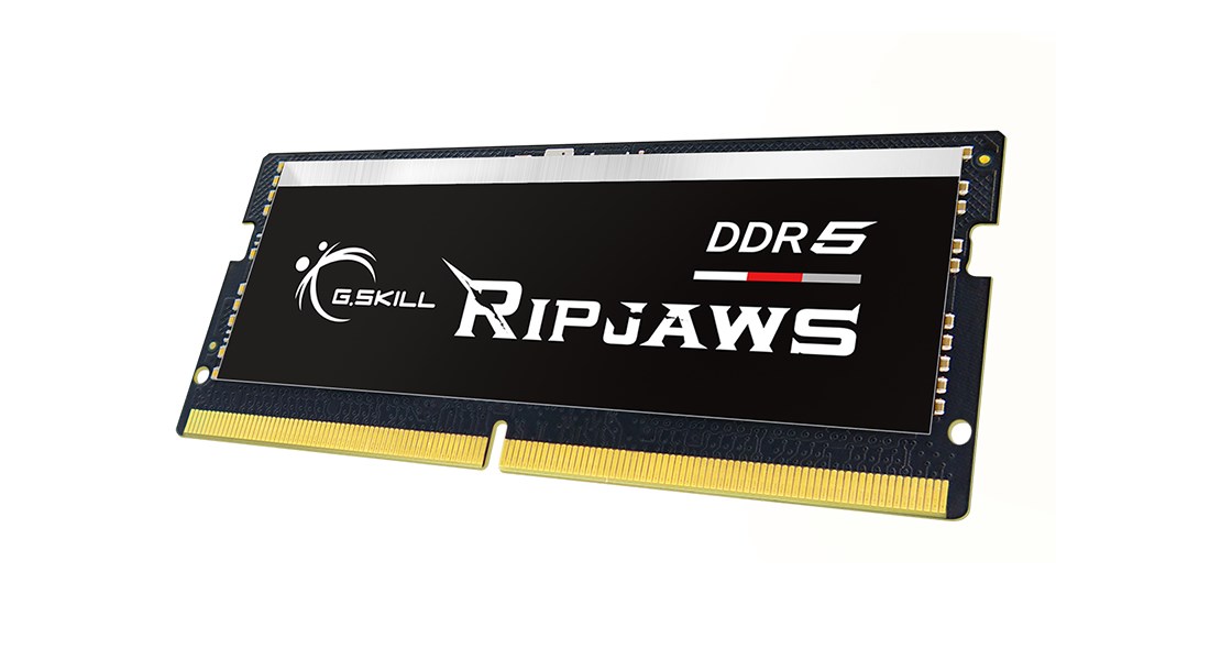 Памет G.Skill Ripjaws 16GB (1x16GB) DDR5 4800MHz 262-pin SO-DIMM CL34 - F5-4800S3434A16GX1-RS