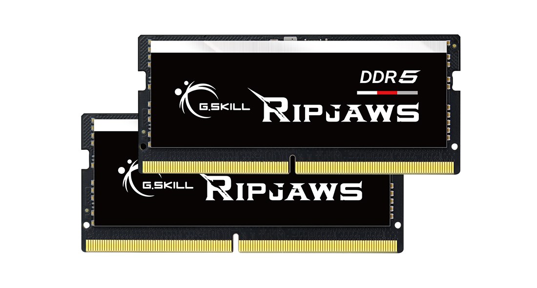 Μνήμη G.Skill Ripjaws 32 GB (2x16GB) DDR5 5600 MT/s F5-5600S4040A16GX2-RS 262-pin SO-DIMM
