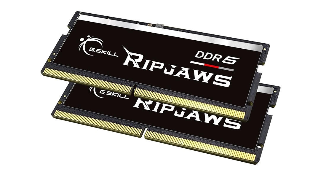 Μνήμη G.Skill Ripjaws 32 GB (2x16GB) DDR5 5600 MT/s F5-5600S4040A16GX2-RS 262-pin SO-DIMM