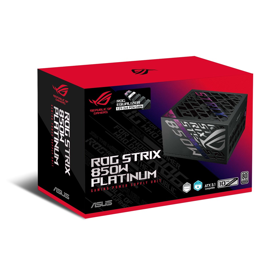 Захранване ASUS ROG STRIX 850W 850P-GAMING-E 20+4 pin ATX ATX Black