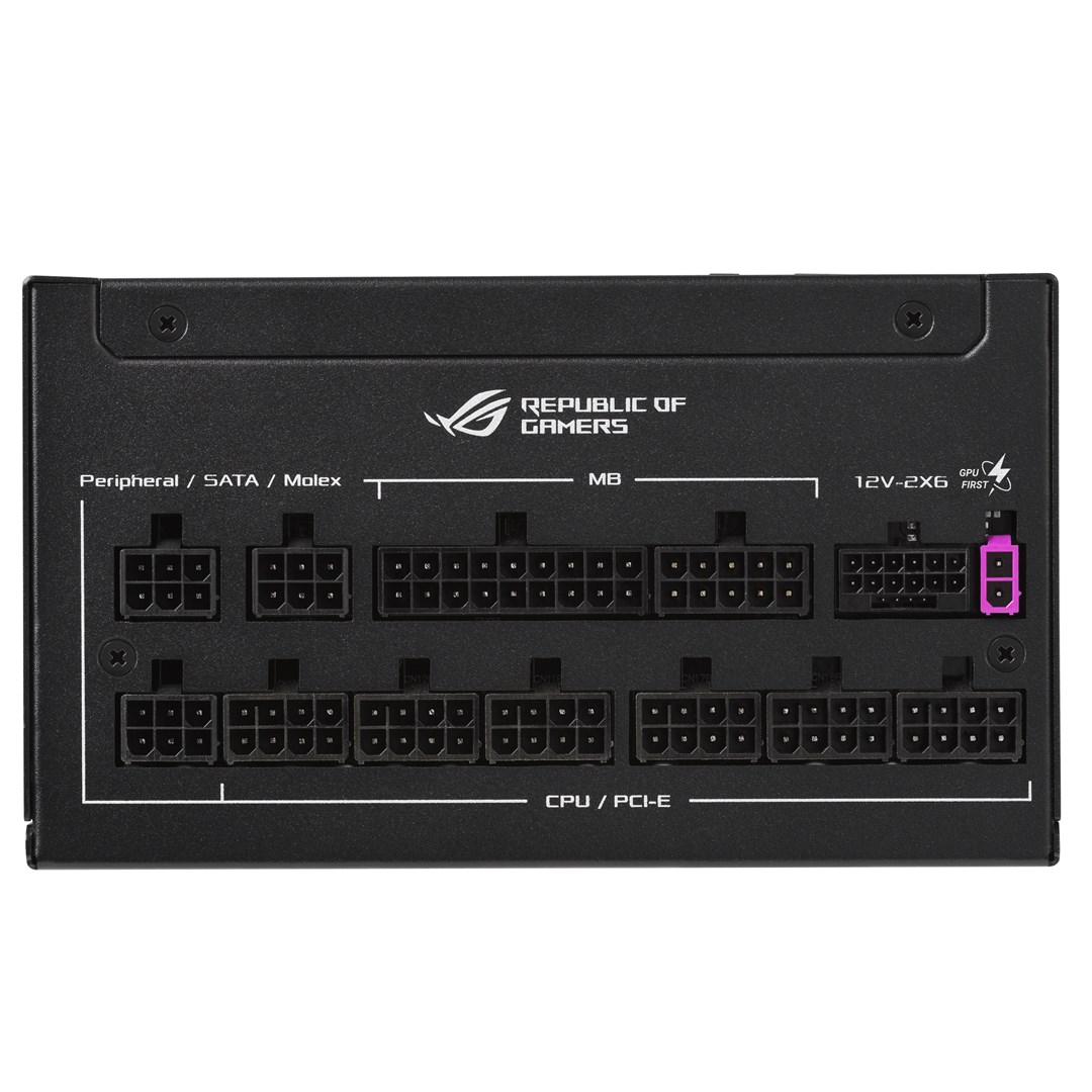 Захранване ASUS ROG STRIX 1200W 1200P-GAMING-E 20+4 pin ATX ATX Black, Multicolour