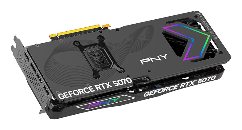 Видео Карта PNY GeForce RTX 5070 EPIC-X RGB OC NVIDIA 12 GB GDDR7