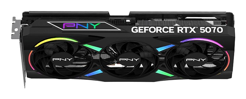 Видео Карта PNY GeForce RTX 5070 EPIC-X RGB OC NVIDIA 12 GB GDDR7