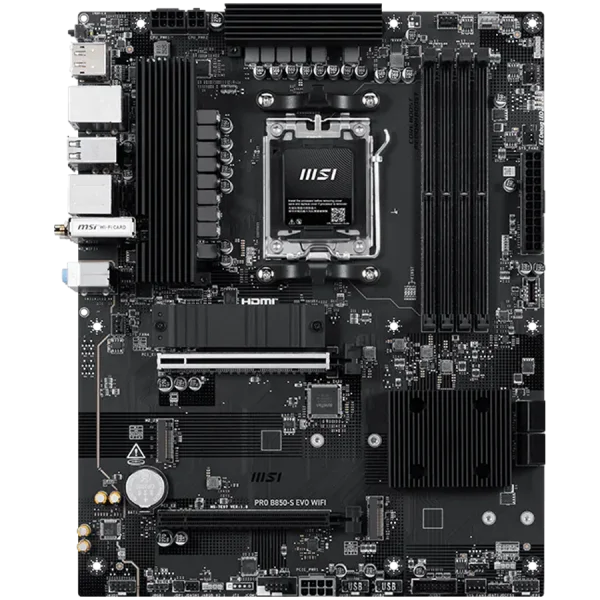 Дънна платка MSI PRO B850-S EVO WIFI)