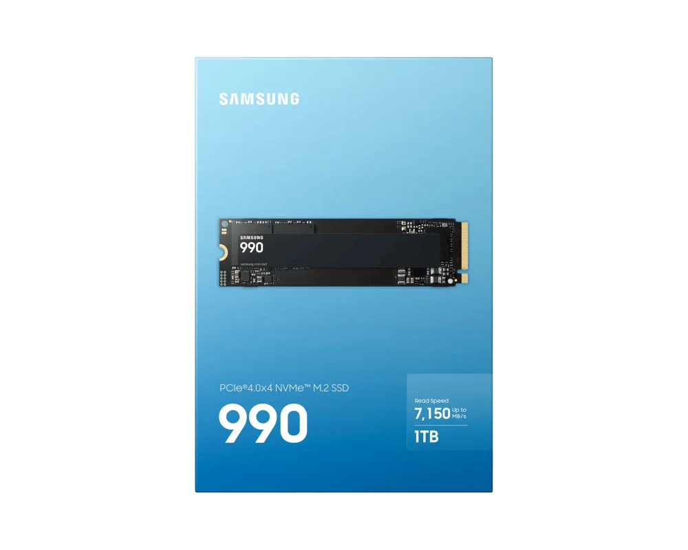 SSD SAMSUNG 990 1TB PCIe 4.0 NVMe M.2 SSD, MZ-V9V1T0BW