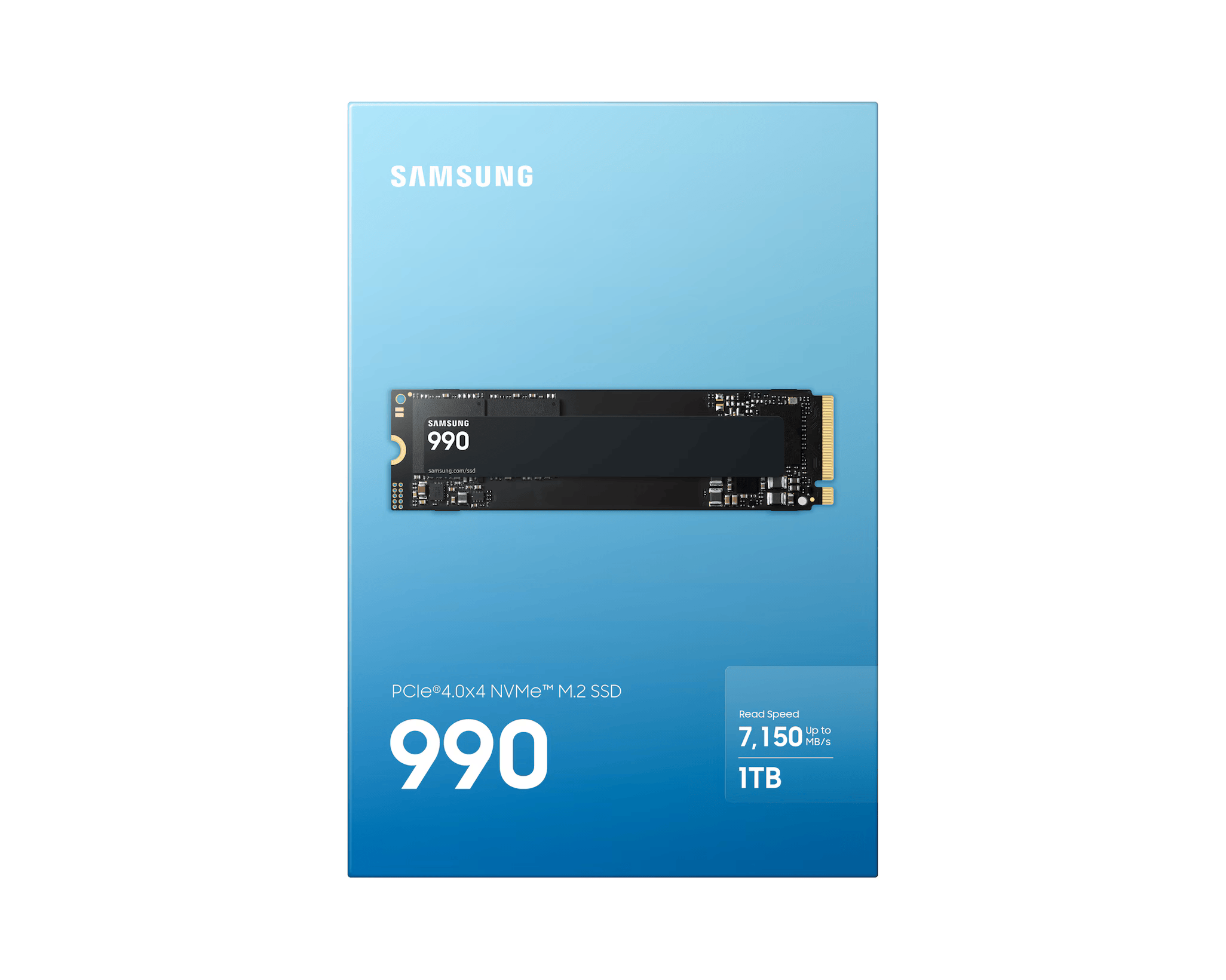 SSD SAMSUNG 990 1TB PCIe 4.0 NVMe M.2 SSD, MZ-V9V1T0BW