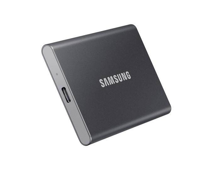 Външен SSD Samsung T7, 4TB, Titan Grey