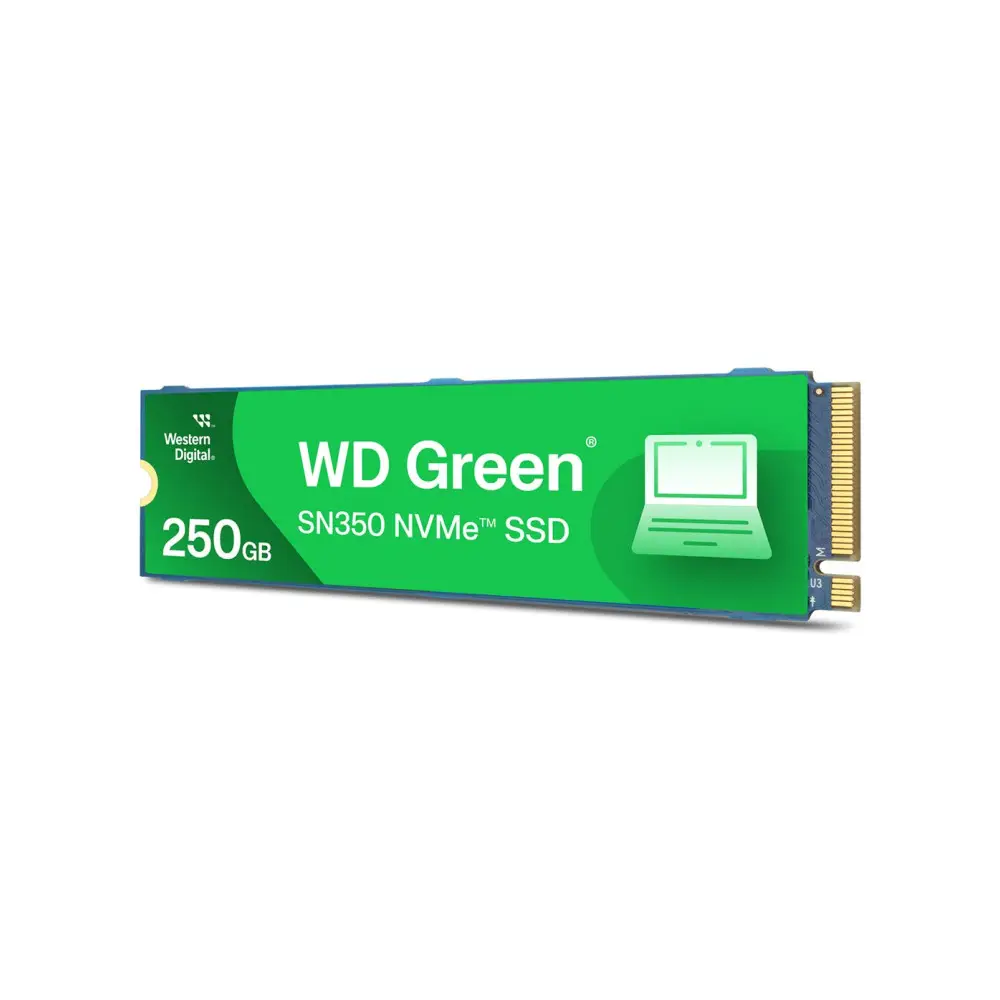 SSD Диск WD Green SN350 NVMe SSD 250GB M.2 2280 PCIe Gen3
