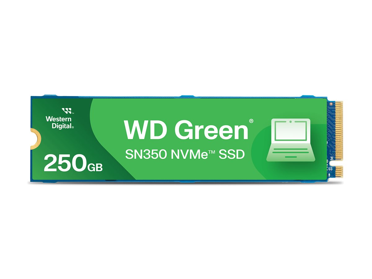 SSD Диск WD Green SN350 NVMe SSD 250GB M.2 2280 PCIe Gen3
