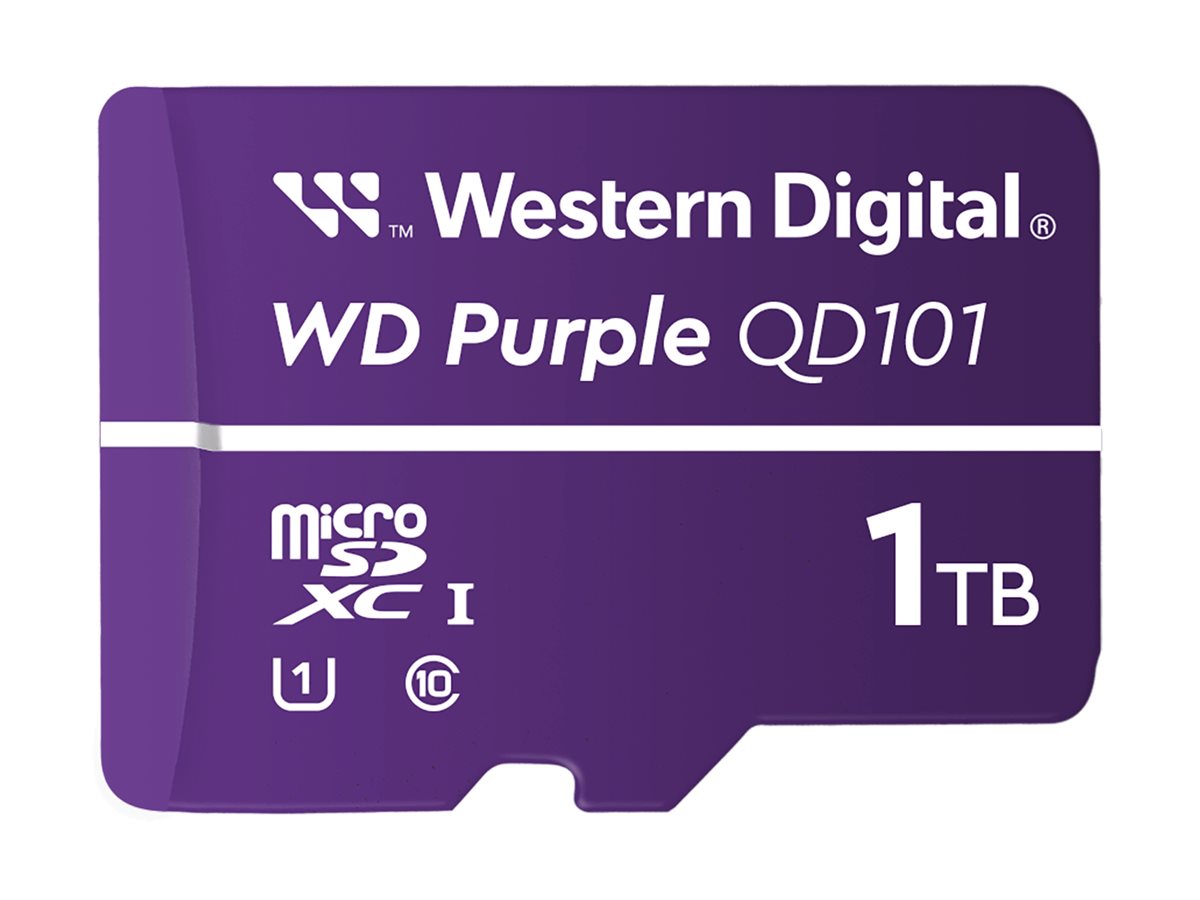 Карта памет WD Purple 1TB Surveillance microSD XC Class - 10 UHS 1
