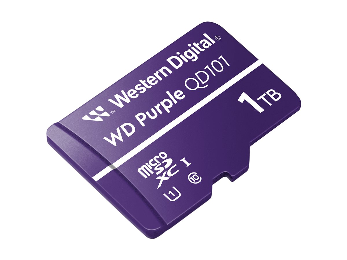Карта памет WD Purple 1TB Surveillance microSD XC Class - 10 UHS 1