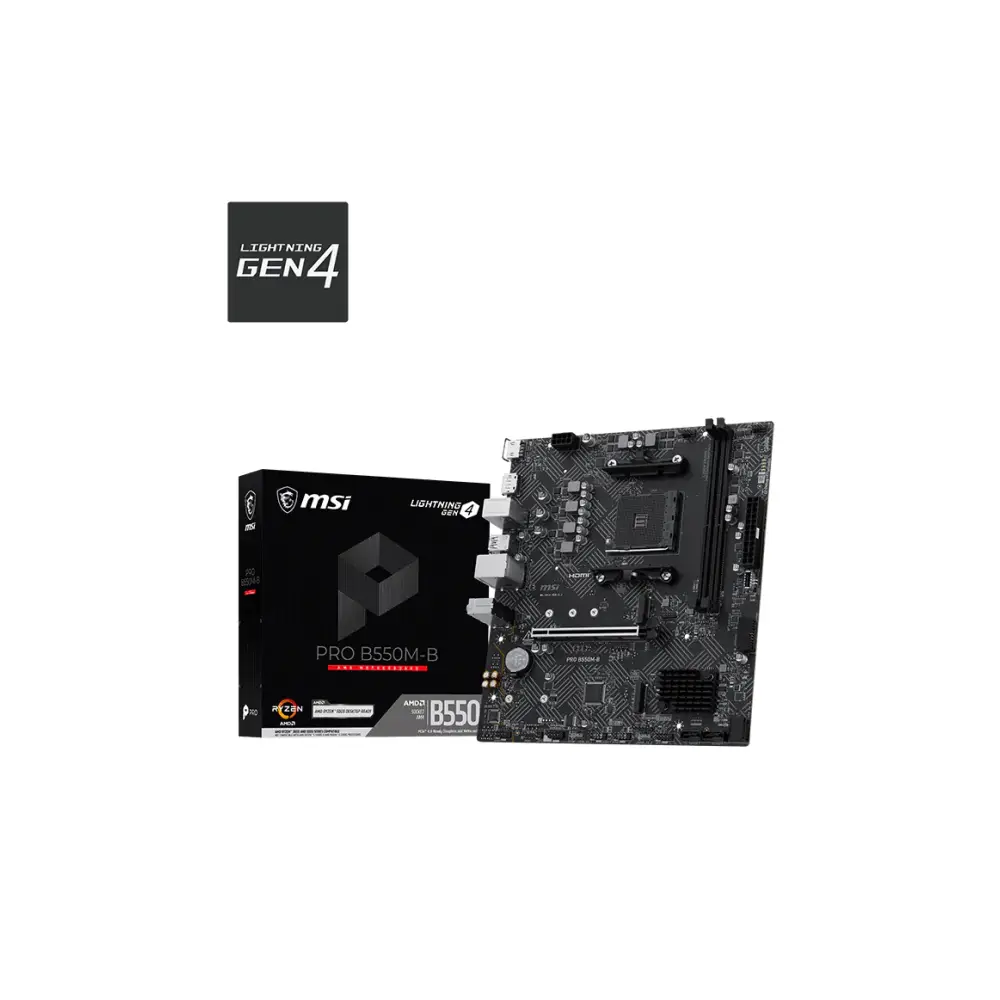 Дънна платка MSI PRO B550M-B