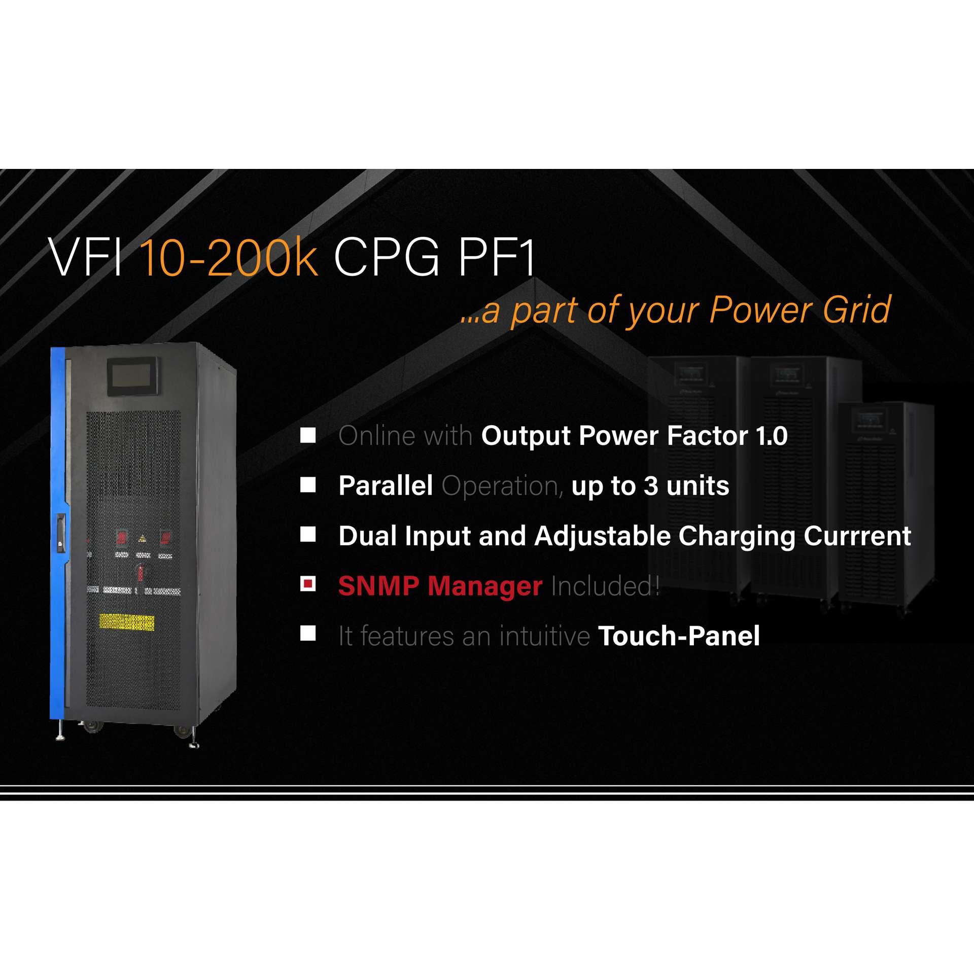 UPS POWERWALKER VFI 20K CPG PF1 3/3 BI (с включена SNMP карта)