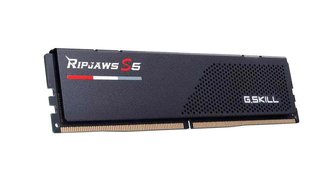 Памет G.SKILL Ripjaws S5 Black 128GB(2x64GB) DDR5 6400MHz, CL36 - Intel XMP