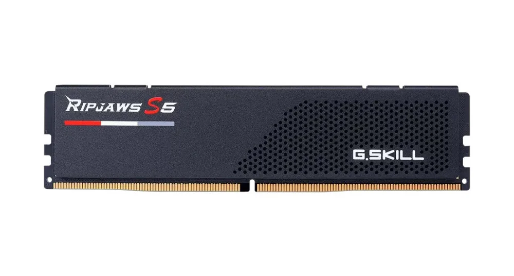 Памет G.SKILL Ripjaws S5 Black 128GB(2x64GB) DDR5 6400MHz, CL36 - Intel XMP