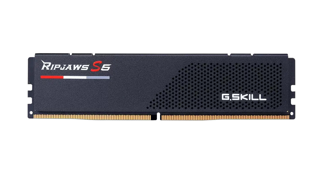 Памет G.SKILL Ripjaws S5 Black 128GB(2x64GB) DDR5 6400MHz, CL36 - Intel XMP
