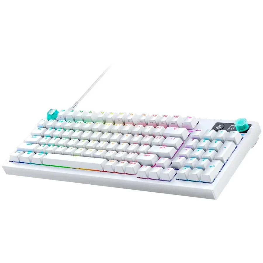 Геймърска механична клавиатура Logitech G316 X 98 - Hot-Swappable Tactile Switch - White