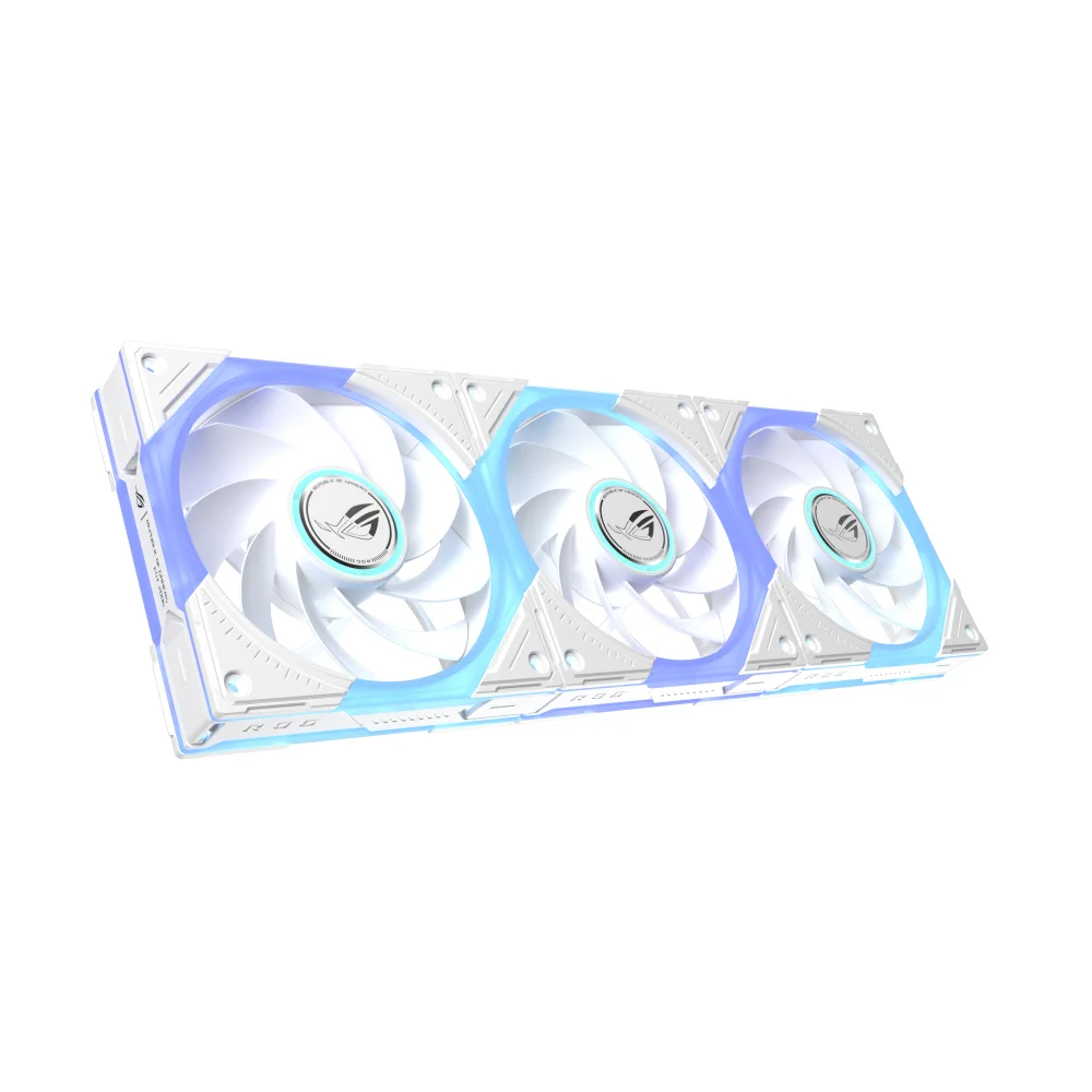 Комплект Вентилатори 3в1 ASUS ROG Eurux GR120 ARGB Reverse White Edition
