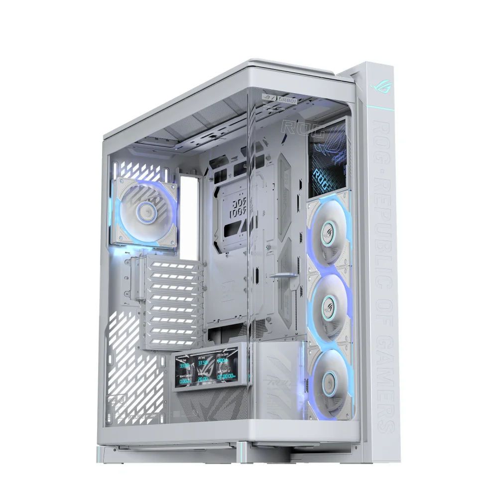 Кутия ASUS ROG CRONOX ARGB E-ATX Mid-Tower - White