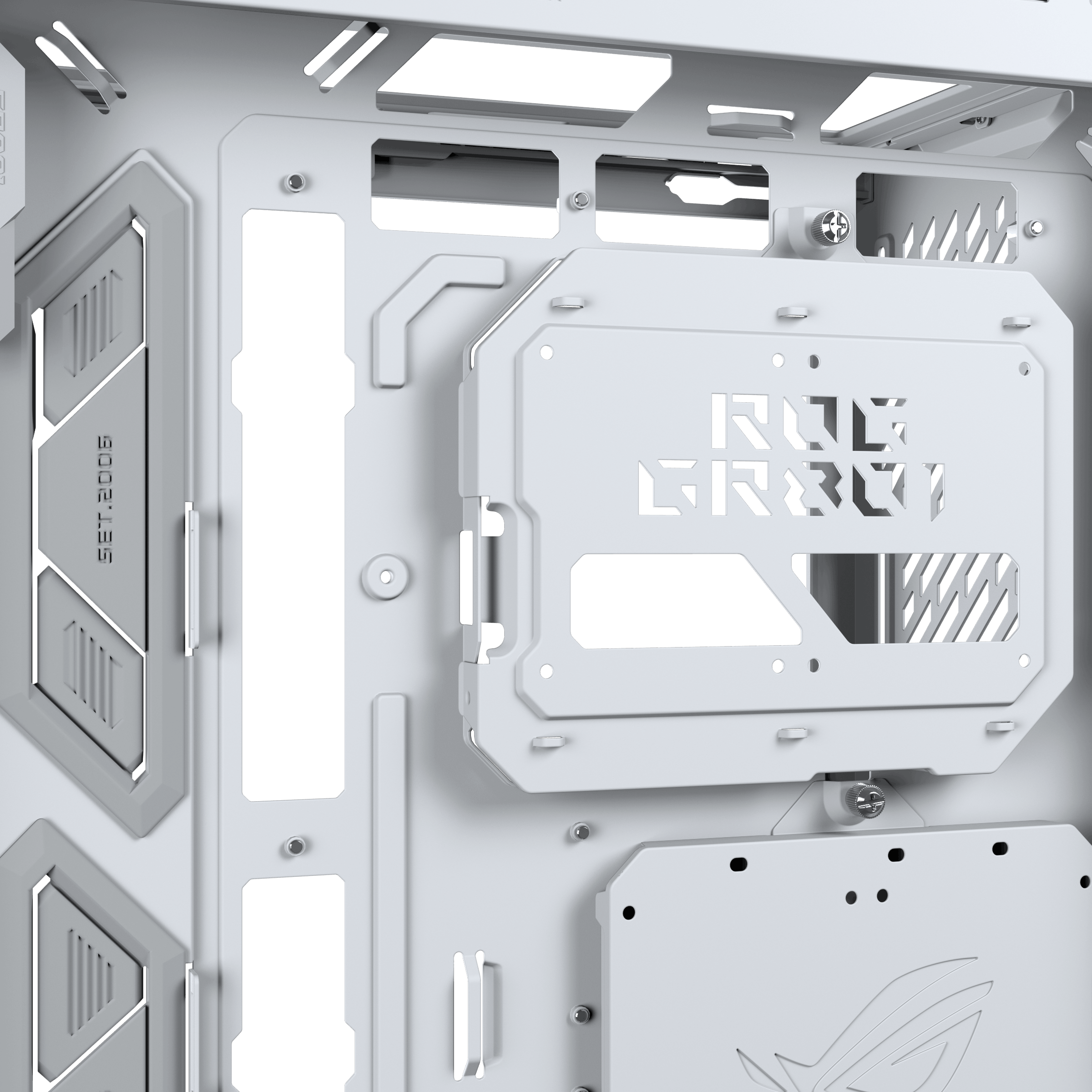 Кутия ASUS ROG CRONOX ARGB E-ATX Mid-Tower - White