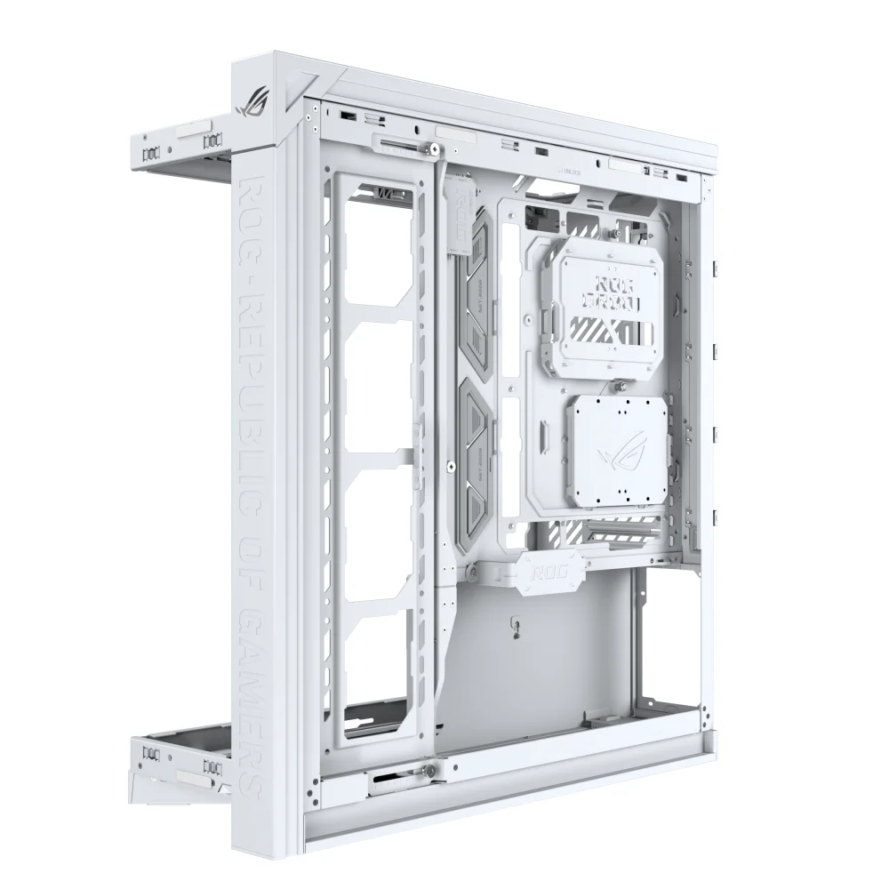 Кутия ASUS ROG CRONOX ARGB E-ATX Mid-Tower - White